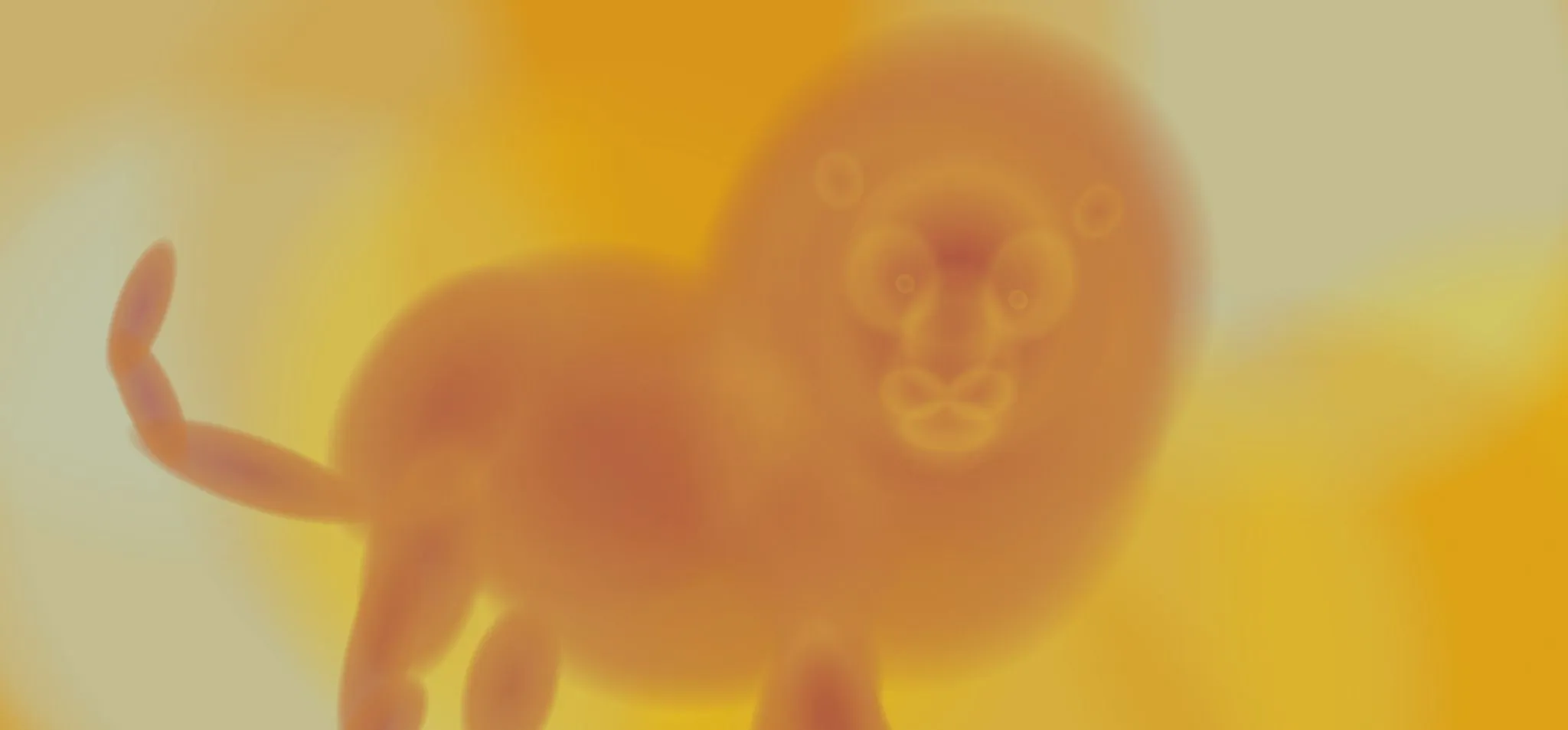 A imagem mostra uma ilustração de cisnes e peixes em um fundo colorido.