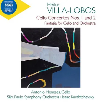 Capa do álbum com fundo branco e selo na Naxos.