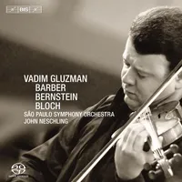 A foto em preto e branco mostra um violinista bem de perto.