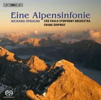 Capa do CD. Foto dos Alpes Suíços, iluminados pelo nascer do sol.