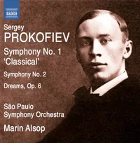 Capa de CD com o Prokofiev ao fundo.